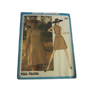 Vogue Women's Vintage Americana Dress Sewing Pattern 2317 Size 16